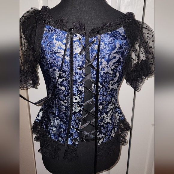 Dragon embroidered corset - Picture 2 of 3